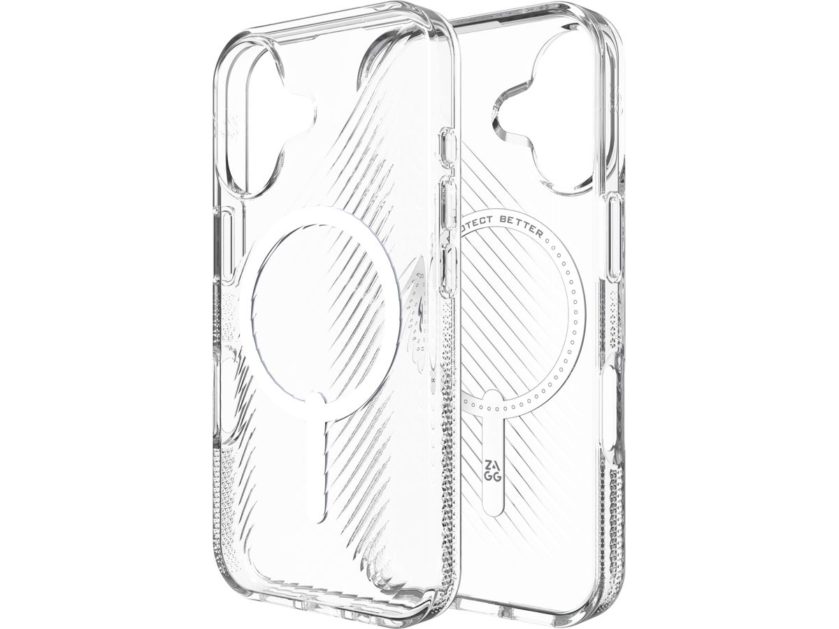 ZAGG Luxe Cases Snap Apple 702315010 iPhone 16, Clear (0840390318466)