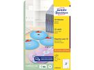 AVERY ZWECKFORM CD Labels SuperSize 117mm L7676-25 bianco, permanente 25x2 pz. (4004182236529)