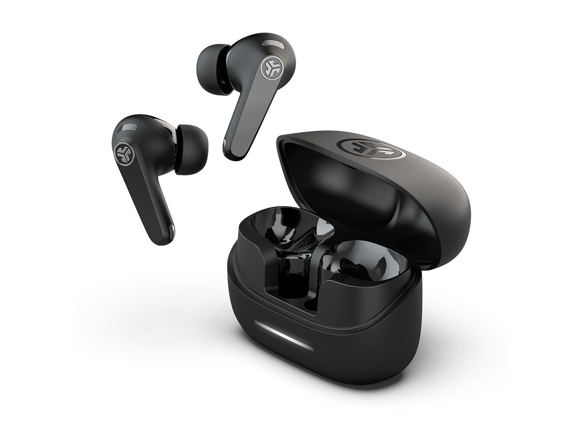 JLAB JBuds Pods ANC Earbuds IEUEBJBPODSRBLK124 True Wireless, Black (0810119073068)