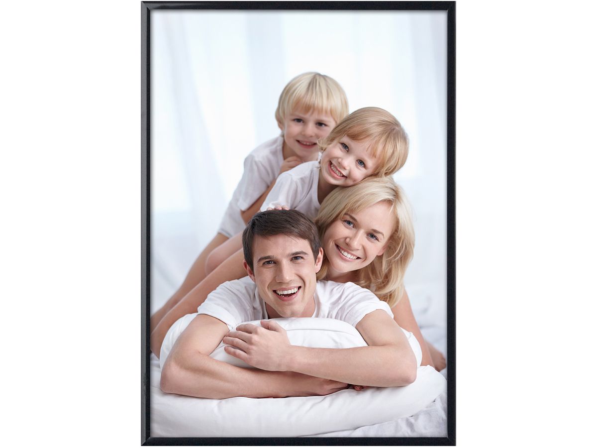 DEBEX Wechselrahmen 40x50cm 9047.03 40X5 Alu, schwarz (7611195434254)