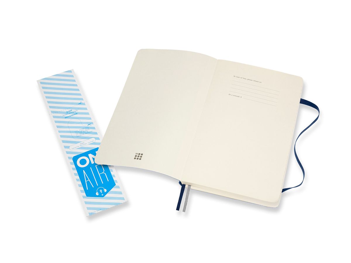 MOLESKINE Taccuino SC L/A5 606266 in bianco,zaffiro,192 p. (8053853606266)