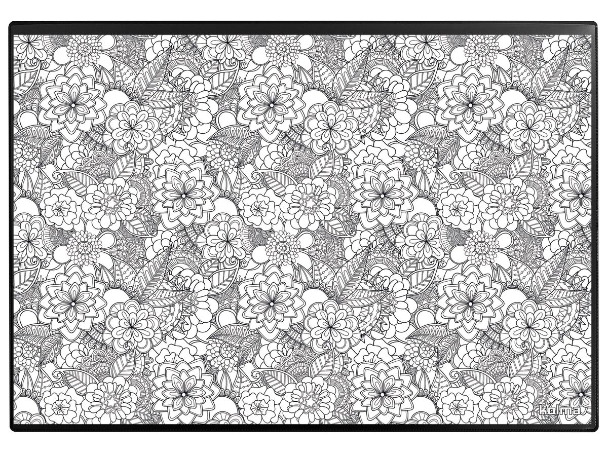 KOLMA Schreibunterlage 35.570.20 Blumen 50x34cm (7611967350621)