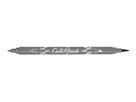 ONLINE Callibrush Pen Double Tip 2mm 19060/6 Dark Blue (4014421190604)