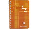 CLAIREFONTAINE Taccuino spirale ass. 9,5x14cm 68599 5mm, A-Z 50 fogli (3329680685992)