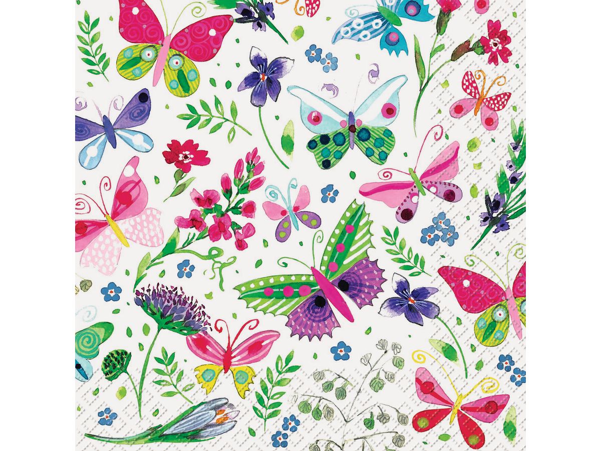 STEWO Serivette Cornelia 33x33cm 2572574625 rosa FSC 20 Stück (7630050838297)