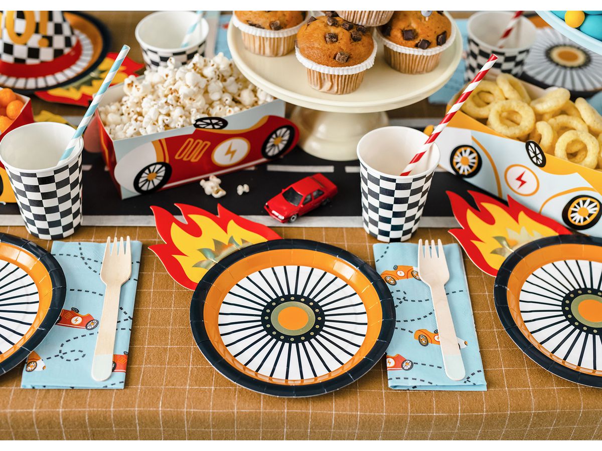 PARTYDECO Tovaglioli 33x33cm SP33-96 Auto 12 pezzi (5904555027565)