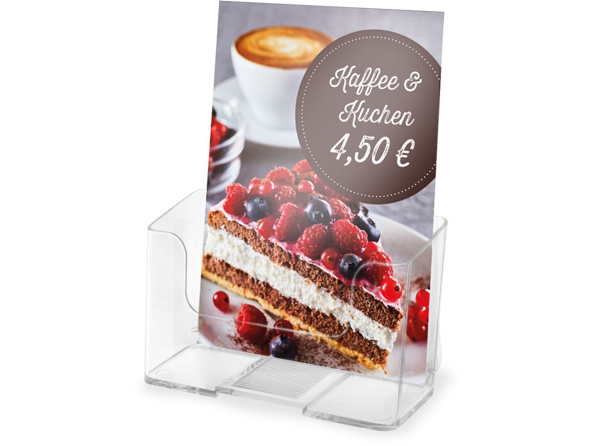 DEFLECTO Prospekthalter Docuholder A5 74901 hoch, 1 Fach (0079916749013)