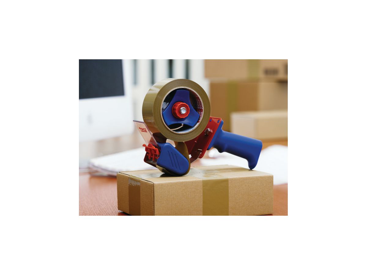 TESA Tesapack Handabroller Economy 630000001 blau, bis 50mm Rollenbreite (4042448913852)