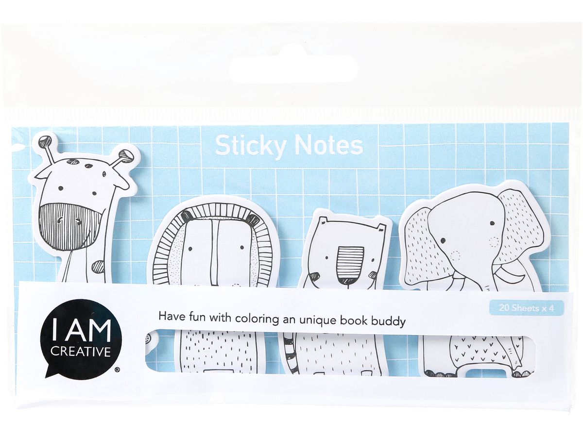 I AM CREATIVE Sticky Notes 4086.7 Animal, Zoo (7611983190706)