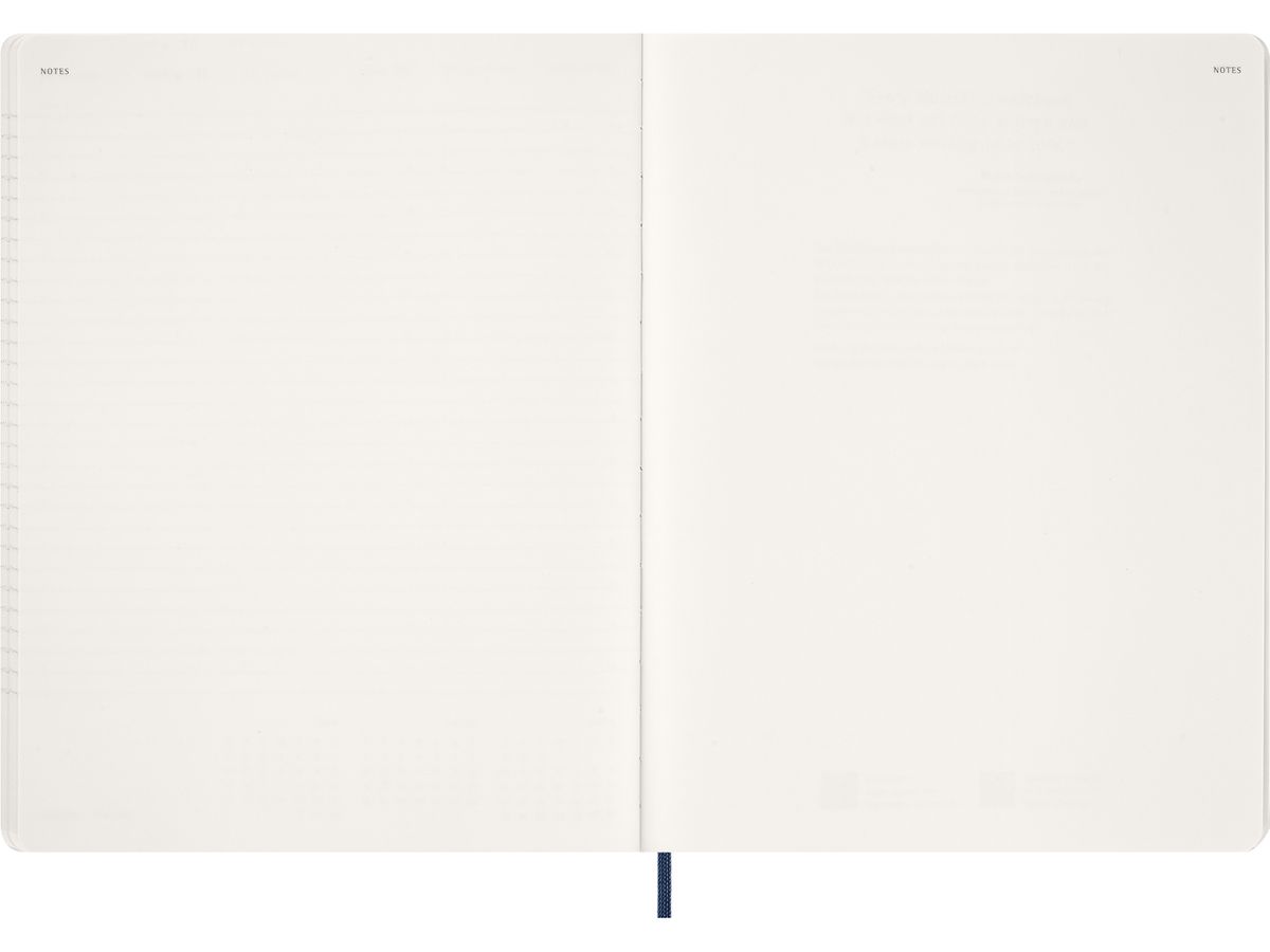 MOLESKINE Agenda Essential XX-Large 2026 DSESNB2012WN7Y26 1S/2P saphir SC 21.6x27.9cm (8056999276522)