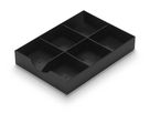 STYRO Systemschublade styrodoc 268-405.95 schwarz 6-teilig (7612176081443)