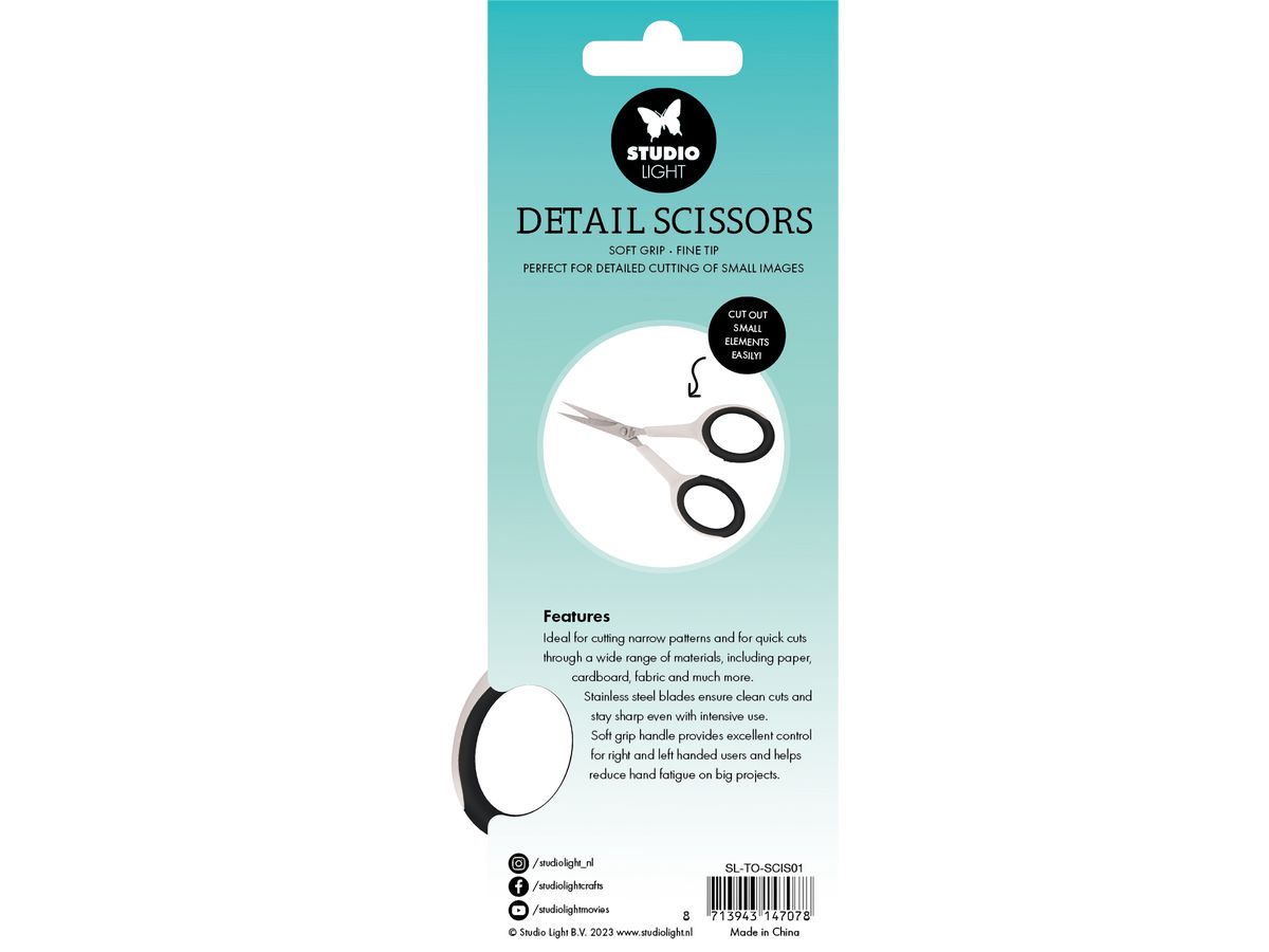 SIZZIX Detail Schere 6x10.4x0.5cm SCIS01 (8713943147078)