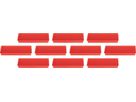 MAGNETOPLAN Rechteck-Magnethalter 1665106 rot 10 Stk. (4013695011172)