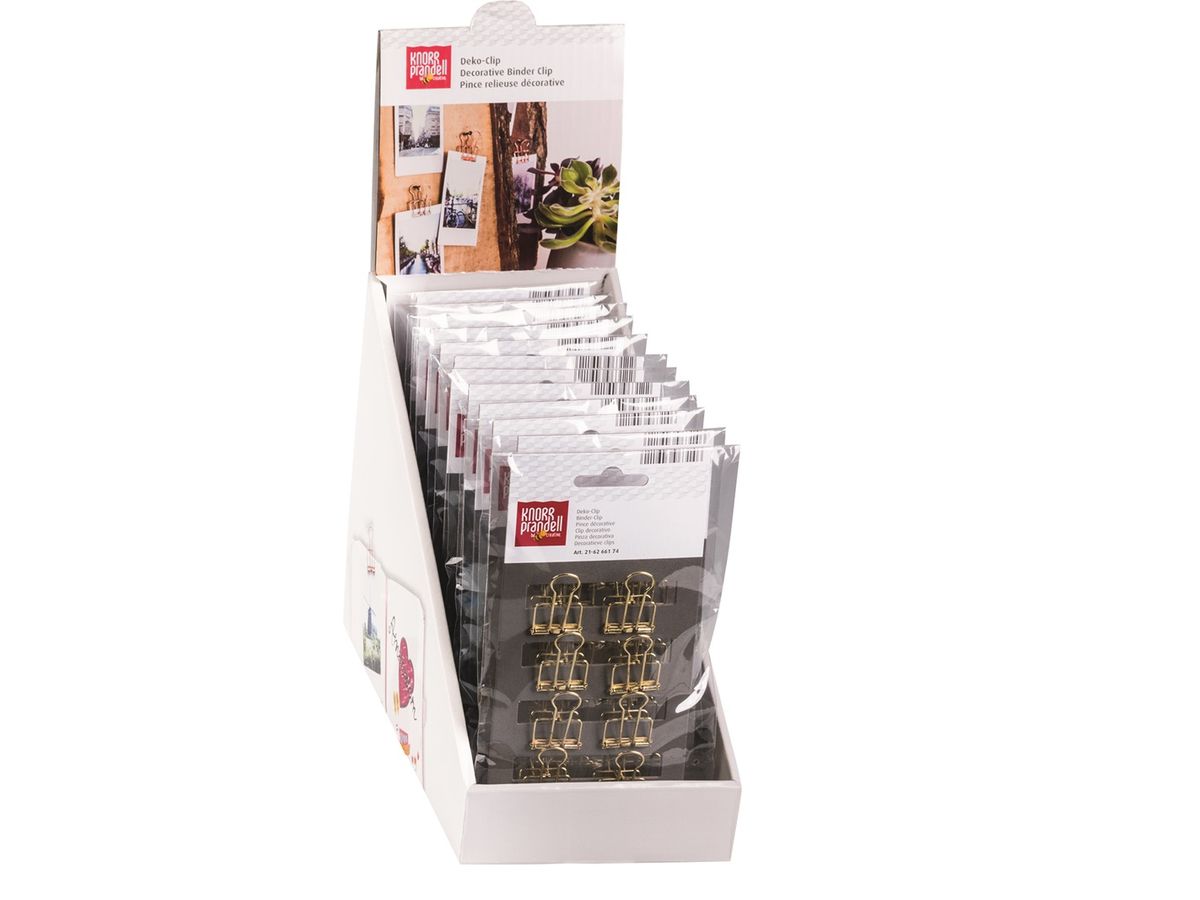 KNORR PRANDELL Deko-Clip Display 22.5x11.3cm 216266198 multicolor 12x8 Stück (4011643963184)