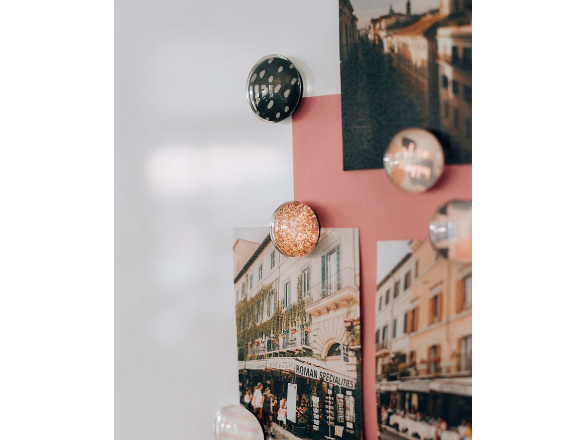 I AM CREATIVE Magnet Love Let`s Organize 4035.6 Glas, 3x1cm 6 Stück (7611983215577)