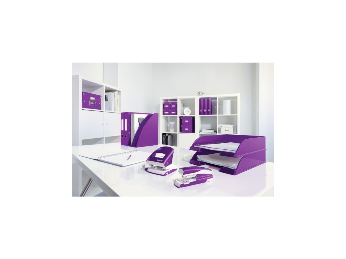 LEITZ Cassetta archivio WOW A4 52771062 viola (4002432104390)