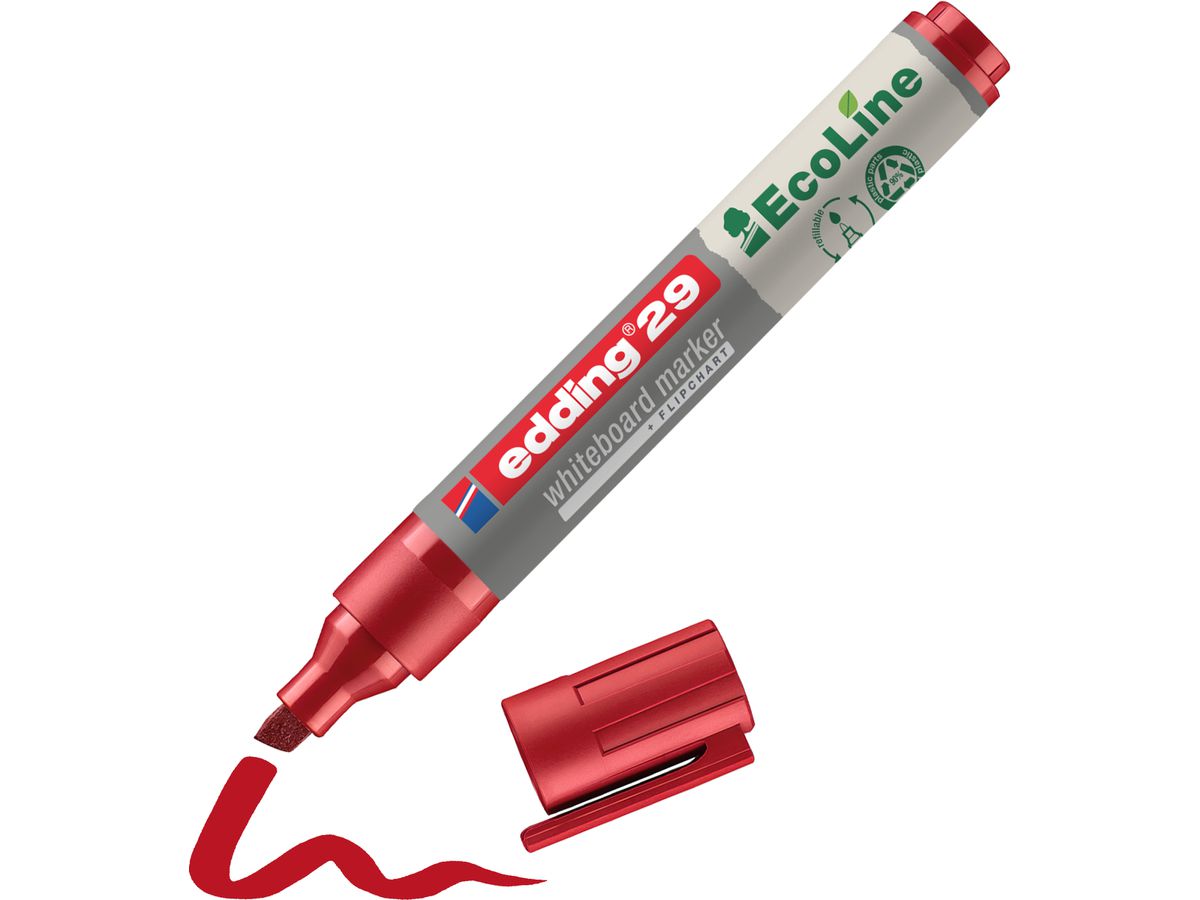 EDDING Whiteboard Marker 29 1-5mm 29-2 rot (4004764918478)