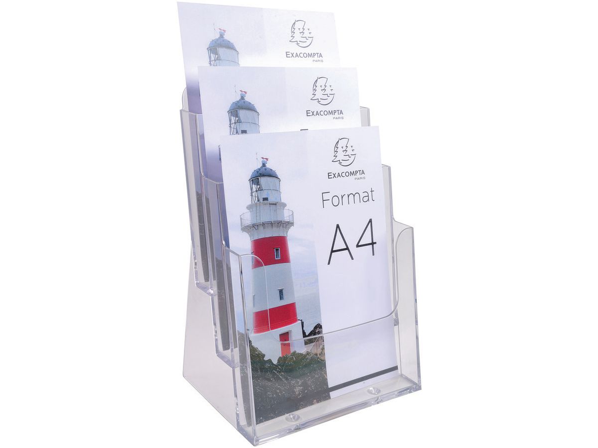 EXACOMPTA Porta prospetti A4 74158D trasparente 155x237x339mm (9002493108936)