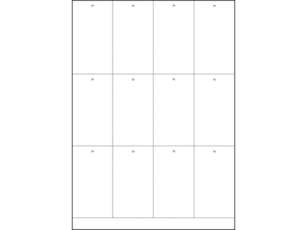 HERMA Etichette pendenti 52,5x93,5mm 6872 bianco 1200 pezzi (4008705068727)