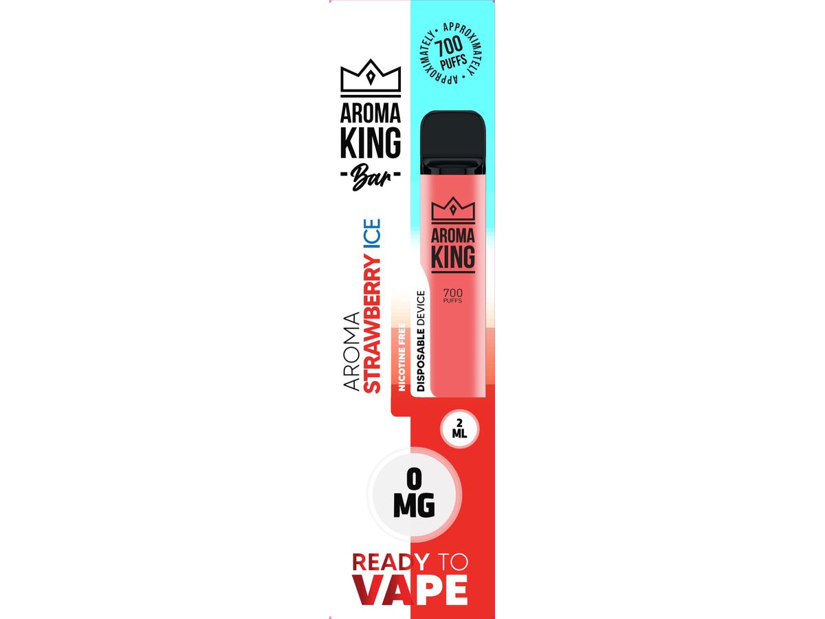 AROMA KING E-Shisha 0170825 Strawberry Ice 0mg (4014663755562)