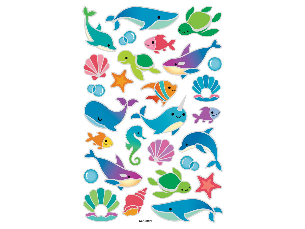 FOLIA Bubble-Sticker 14x21cm 19502 Underwater (4001868106657)