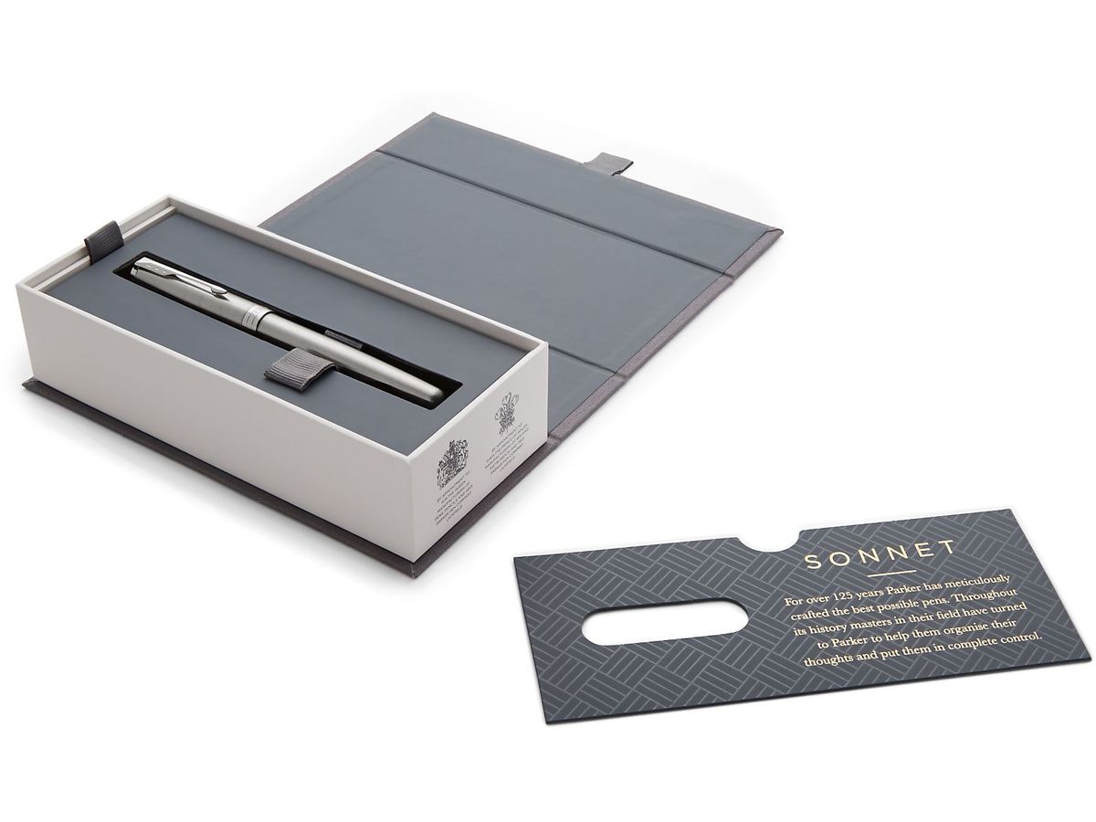 PARKER Füllfederhalter F 1931509 SONNET Silver (3501179315096)