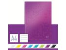LEITZ Taccuino WOW A4 46251062 rigato, 90g viola (4002432103331)