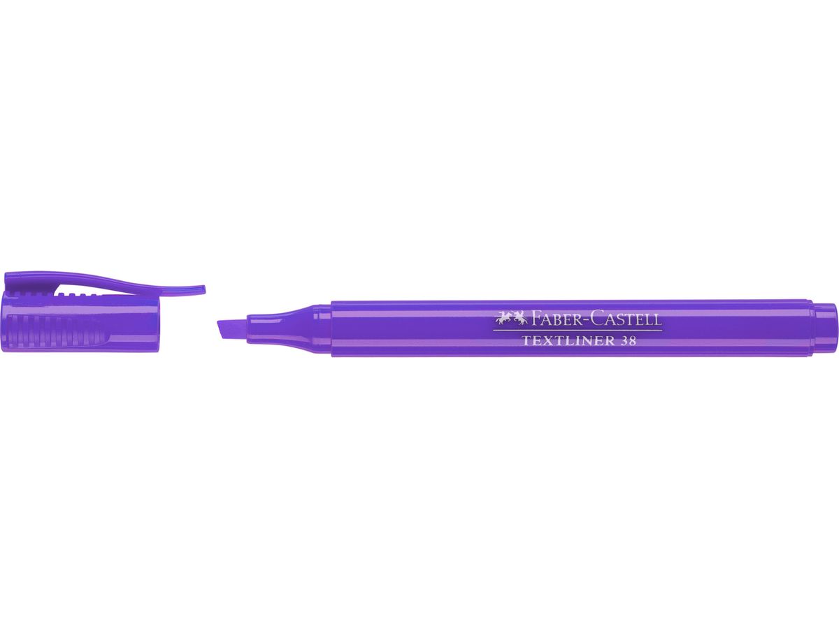 FABER-CASTELL Textmarker 38 1-4mm 157736 violett (9556089005852)