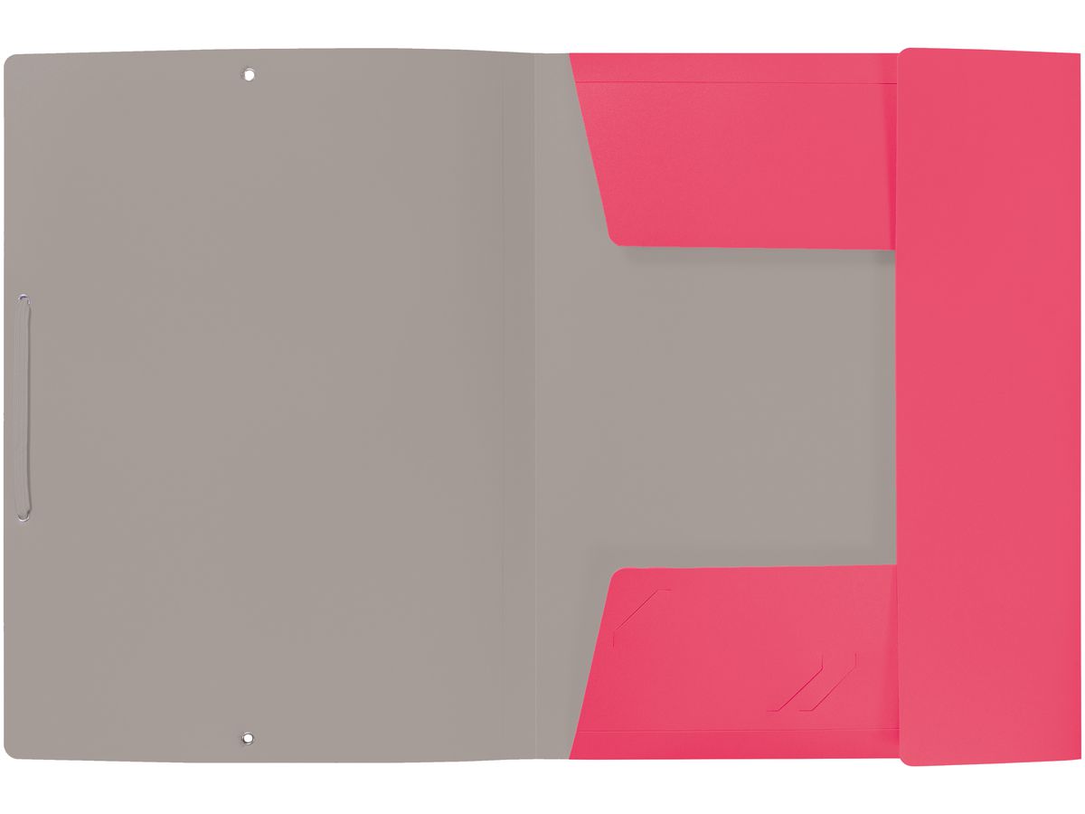KOLMA Gummizugmappe Doppia A4 11.081.20 pink/grau (7611967113882)
