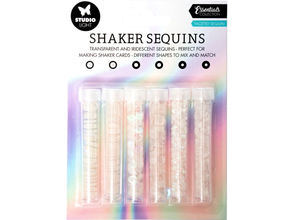 SIZZIX Éléments d'épand. 15x11x1.5cm SHAKE07 Paillettes 6 pcs. (8713943140147)