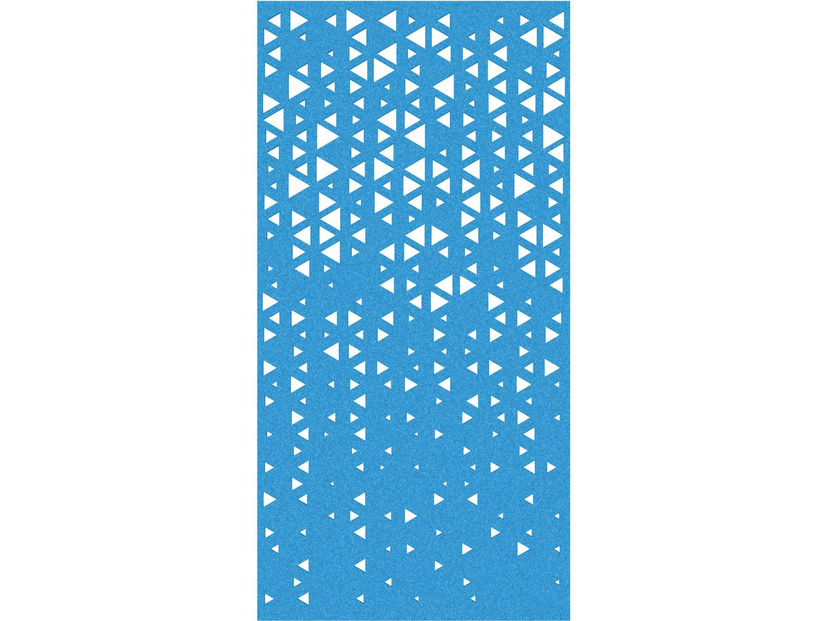 SUONO Divisorio XL 120x240x1.2cm 1211.X12.3703 CURTAIN, TRIANGLE, blu 2 pezzi (7640439763485)