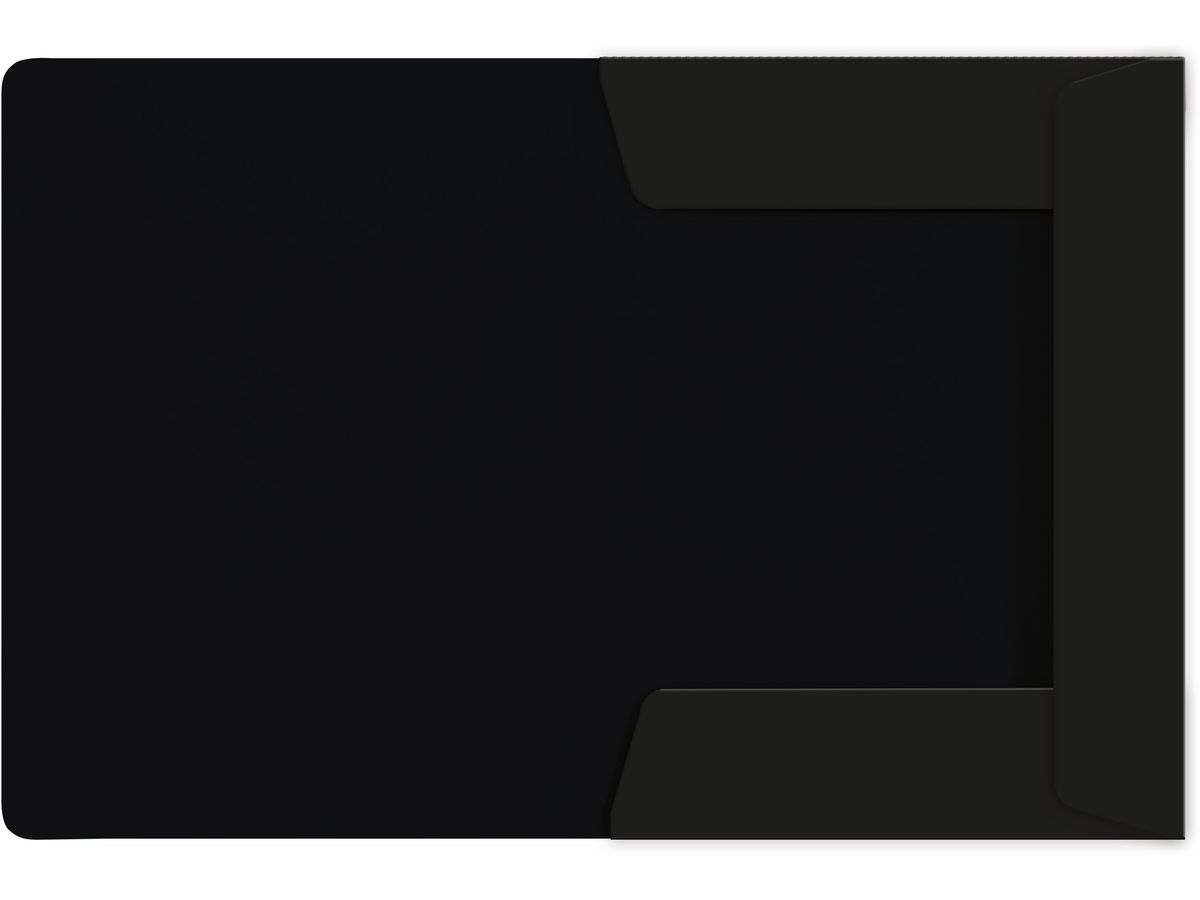 ONLINE Cartella elastici A4 10124/6 Schwarz (4014421101242)
