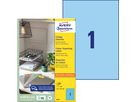 AVERY ZWECKFORM Etichette A4 3471 blu 100 pezzi (4004182034712)