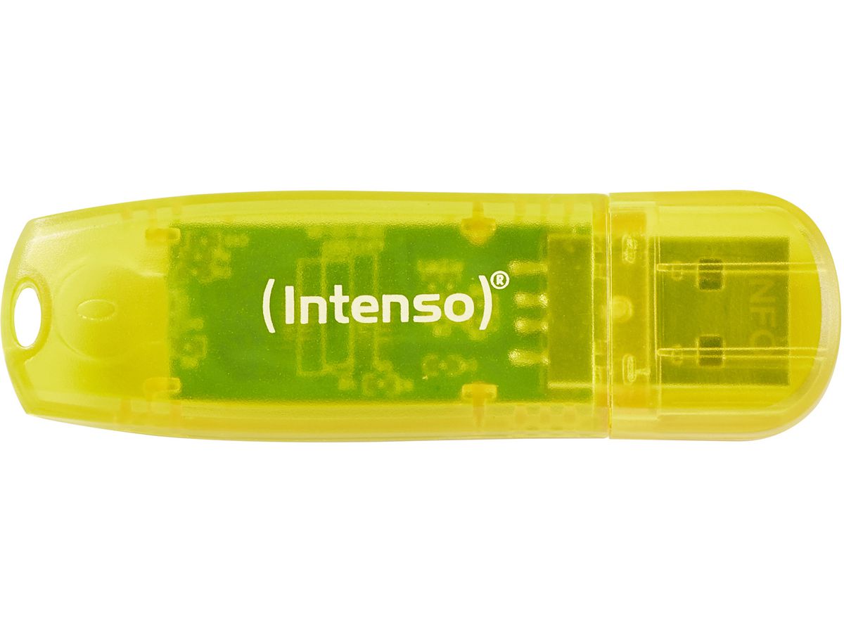 INTENSO USB-Stick Rainbow Line Pack 3502483 3x 32GB yellow, red, black (4034303031924)