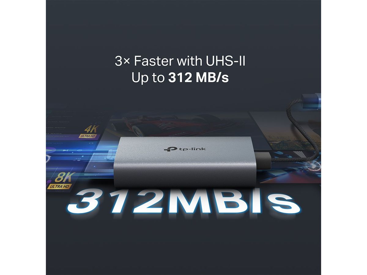 TP-LINK USB-C to SD/microSD 4.0 Adap. UA440C (1210002600132)