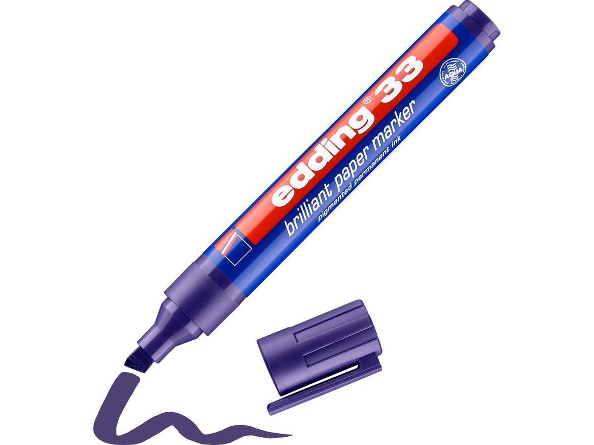 EDDING Permanent Marker 33 1-5mm 33-8 violet (4004764064663)
