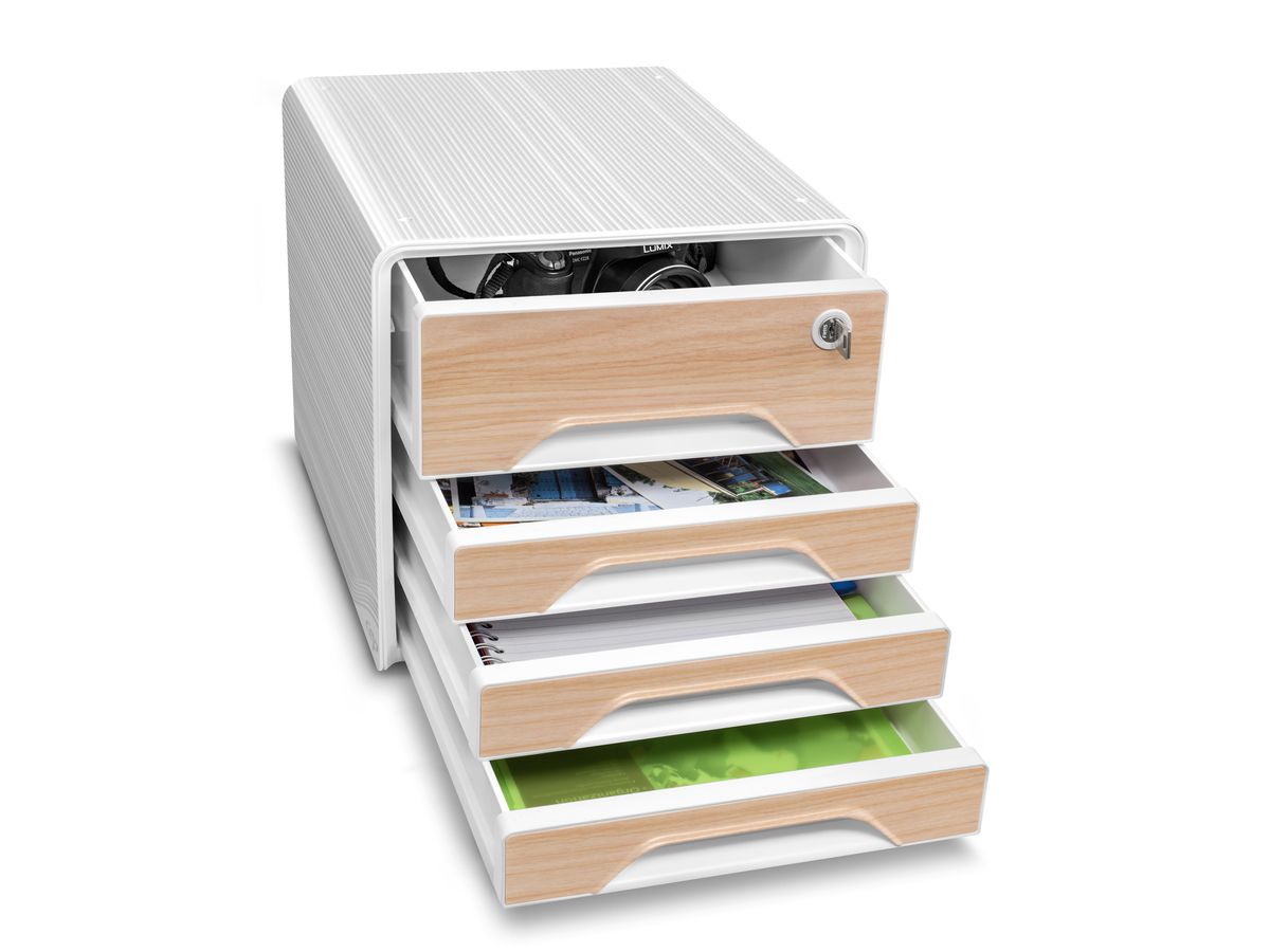 CEP Vasc. portadoc Smoove Silva 1073111021 4 cass. c blocco bianco/faggio (3462159017785)