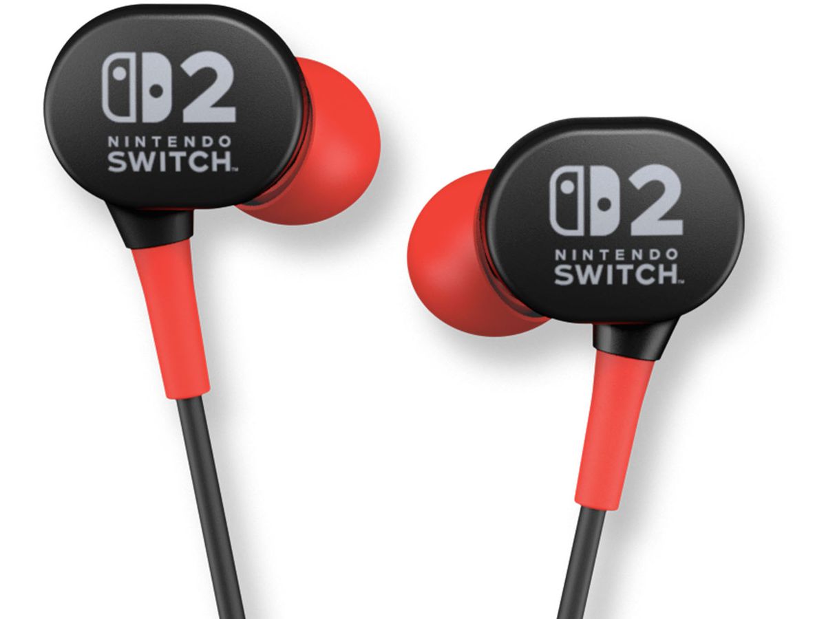 POWER A Wired Earbuds NSHS0531-01 NSW2, Black (0617885154317)