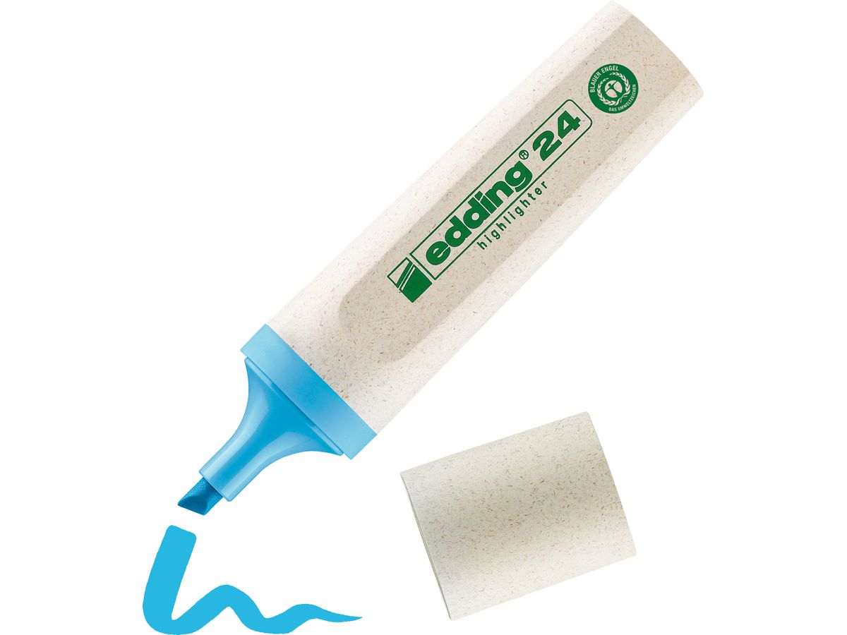 EDDING Textmarker 24 EcoLine 2-5mm 24-10 hellblau (4004764917662)