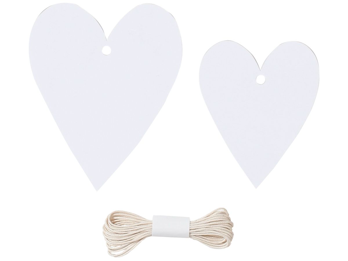 I AM CREATIVE Geschenkanhänger 4088.37 BOHO Herz, 20 Stück (7611983171842)