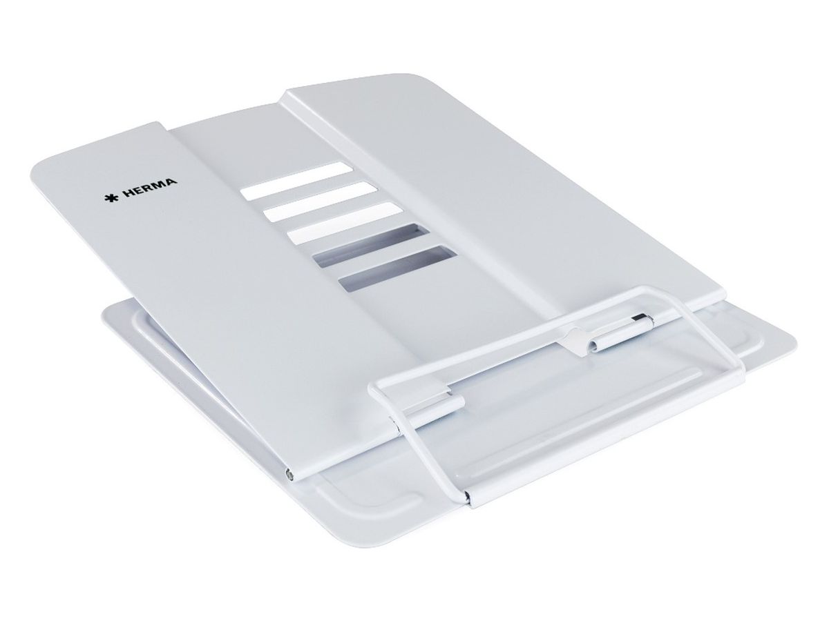 HERMA Leseständer Herma 19963 Metall, weiss (4008705199636)