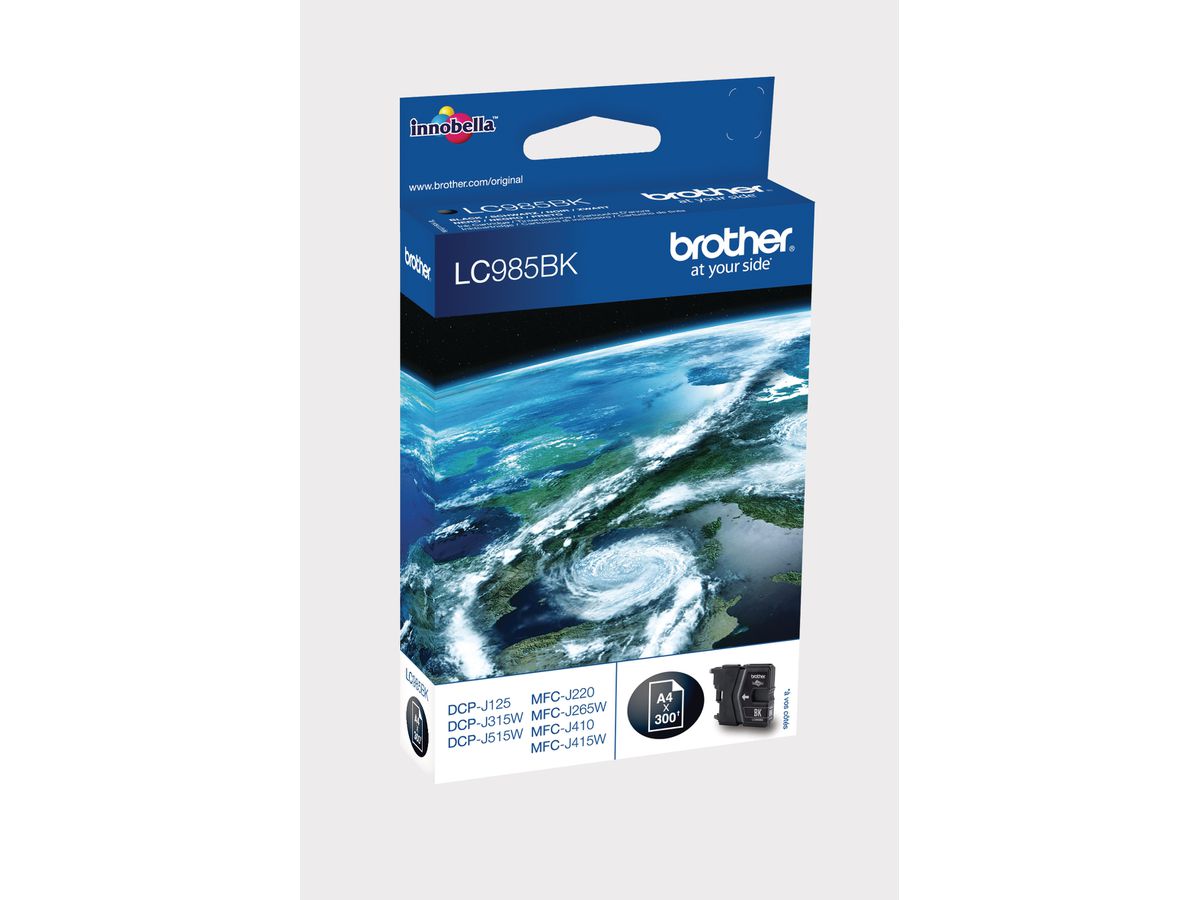 BROTHER Cart. d'inchiostro nero LC-985BK DCP-J315W 300 pagine (4977766675413)