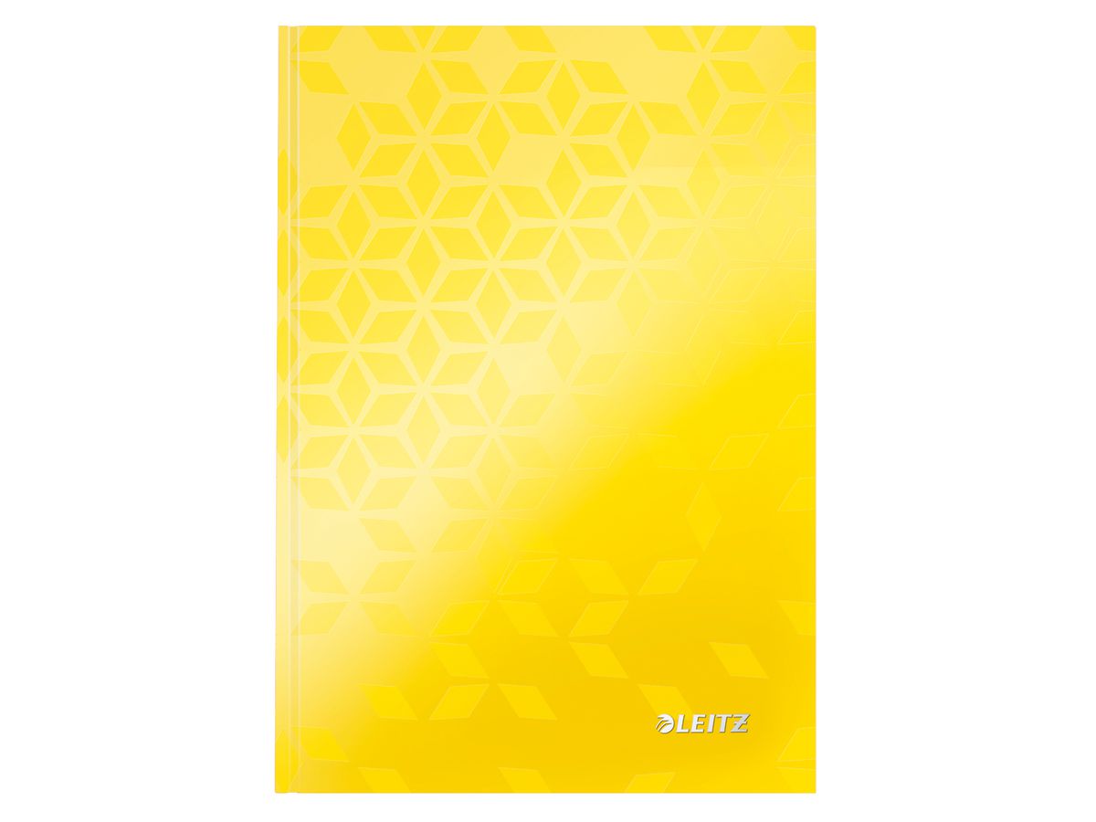 LEITZ Carnet WOW A5 4628-10-16 quadrillé, 90g jaune (4002432121113)