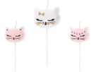 PARTYDECO Candeline di compleanno SCS-4 Gattino 6 pezzi (5900779105768)