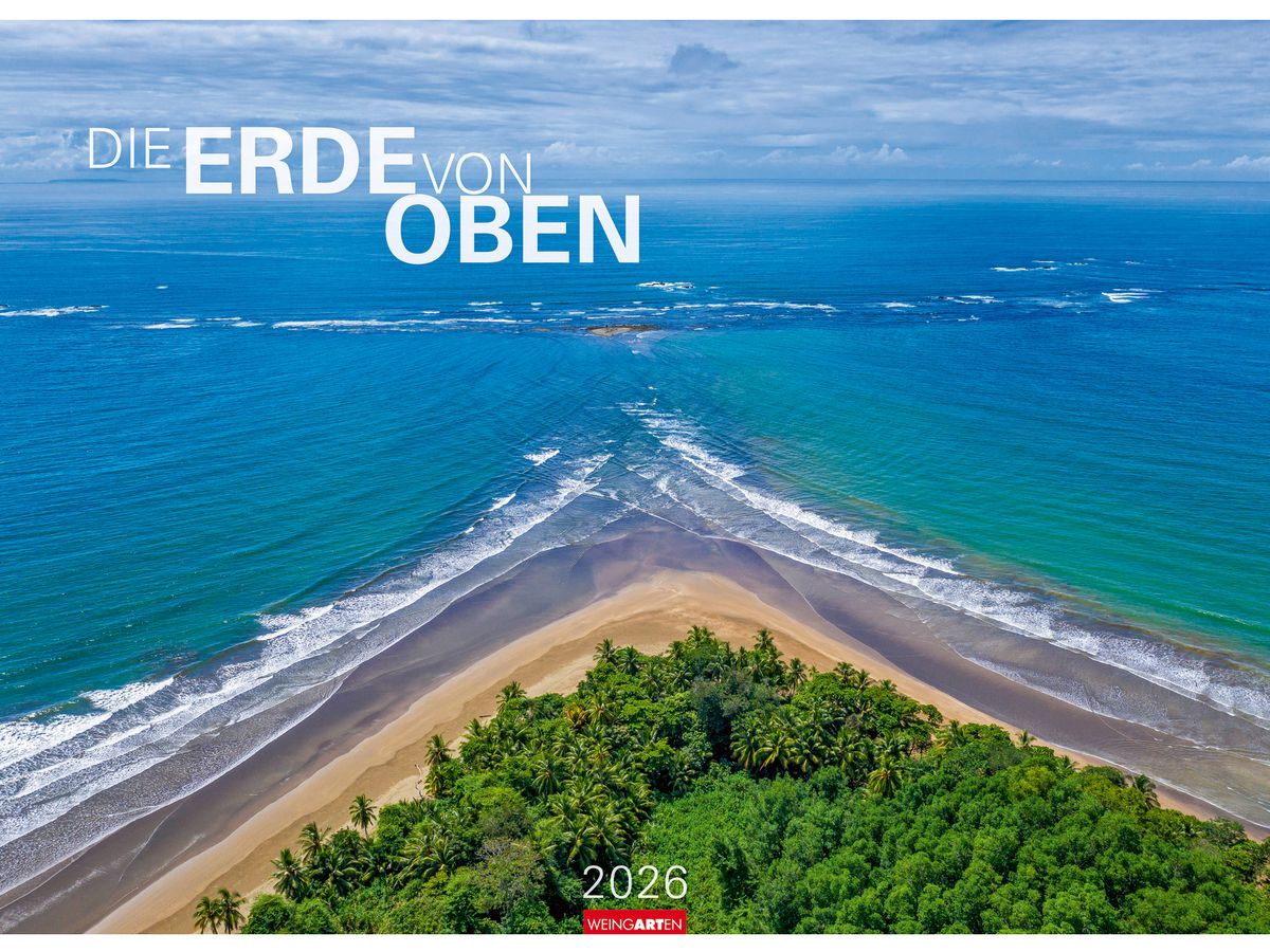 WEINGARTEN Calendrier 2026 2951900+26 Die Erde von oben DE 68x49cm (9783839901632)