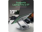 ICY BOX Rotatable and fully adjustable IB-NH300-R notebook stand 17 Inch silver (4250078174462)