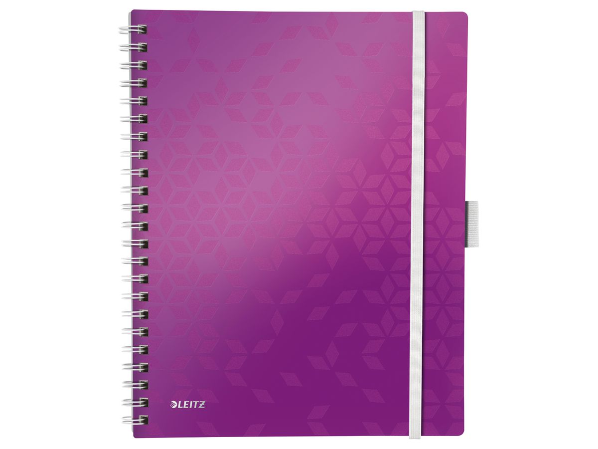 LEITZ Libre spirale WOW PP A4 46450062 violet 80 flls. (4002432108534)