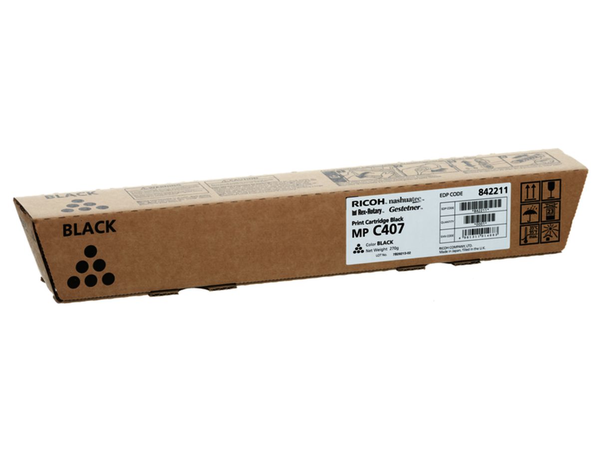 RICOH Toner-Modul schwarz 842211 MP C407 17'500 S. (4961311914683)