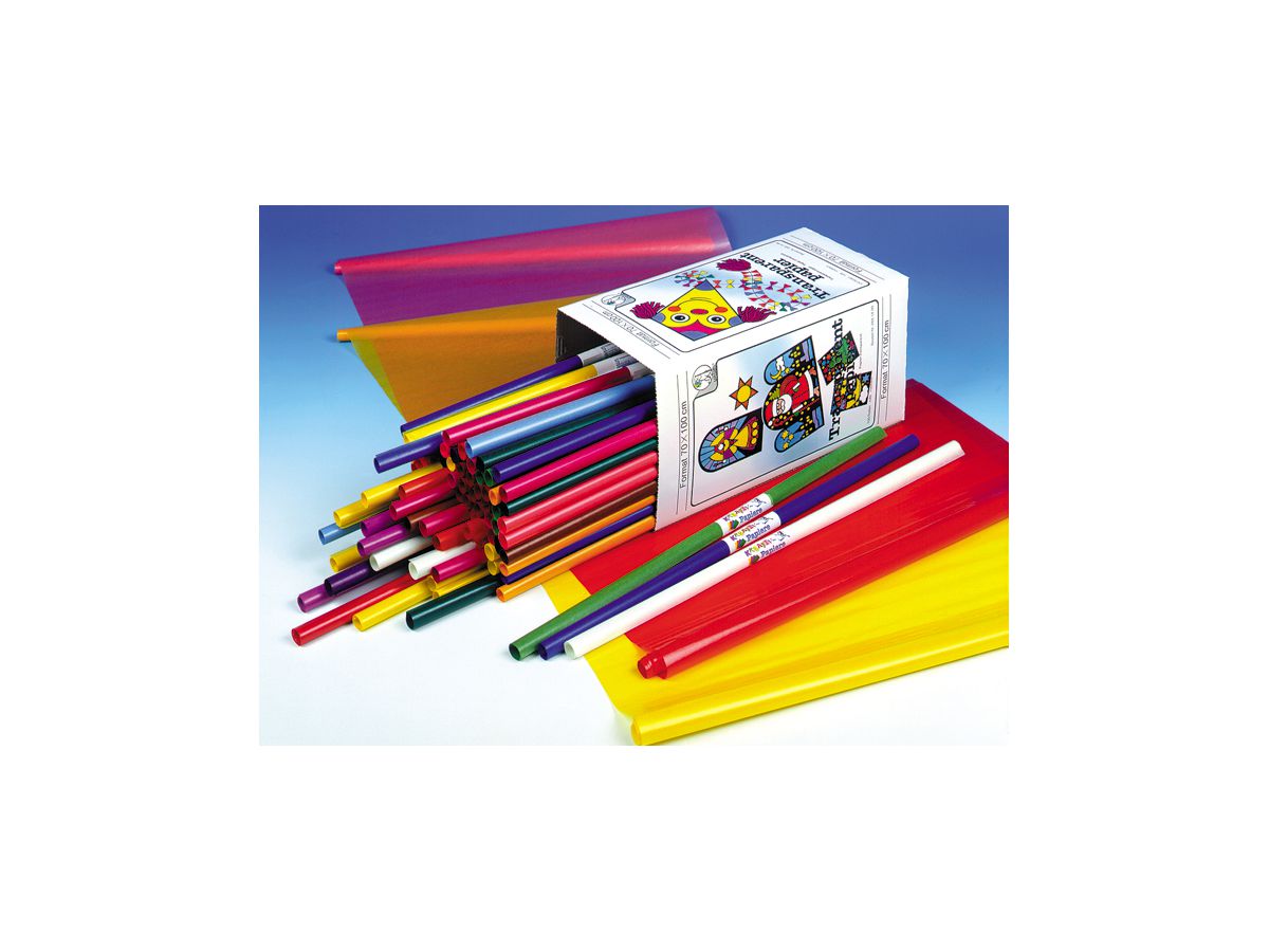 URSUS Carta trasparente 70x100cm 2691499 42g, 14 colori ass. 100 rotolo (4008525724018)