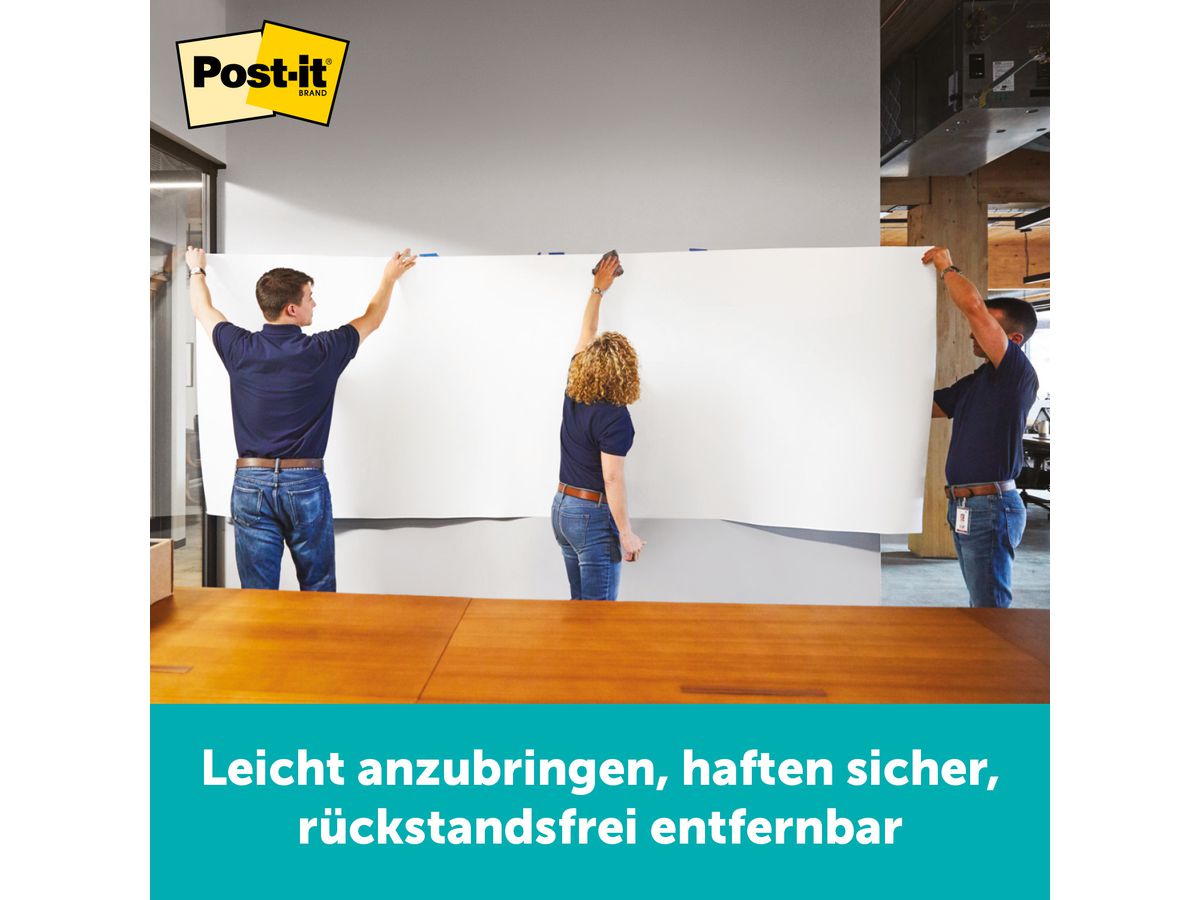 POST-IT Flex Write Surface Folie FWS3X2 weiss 60x90cm (0638060276624)